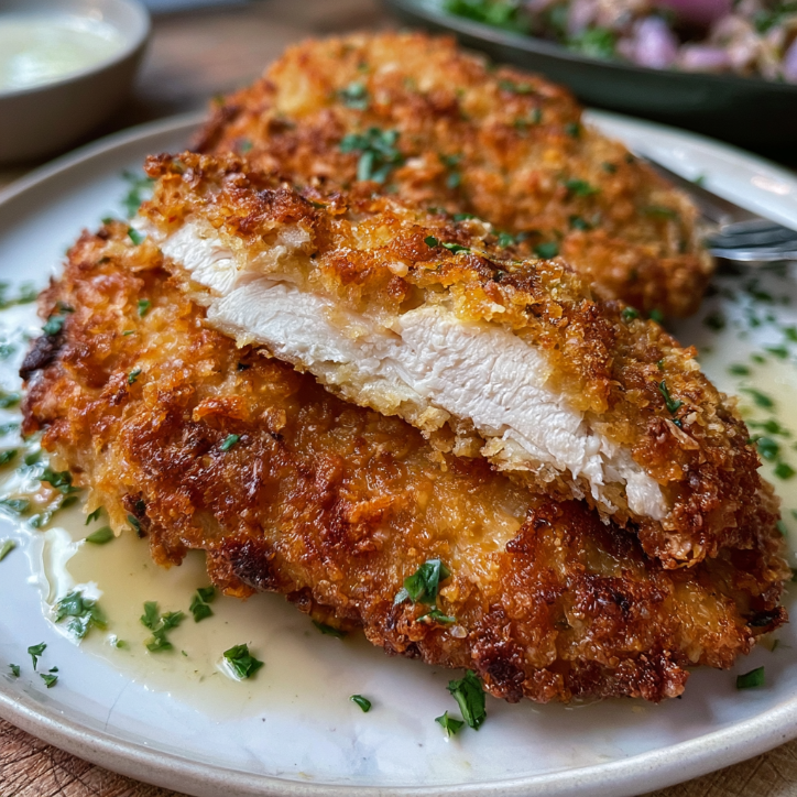 Crispy Parmesan Crusted Chicken for Dinner Tonight 1 Crispy Parmesan Crusted Chicken for Dinner Tonight