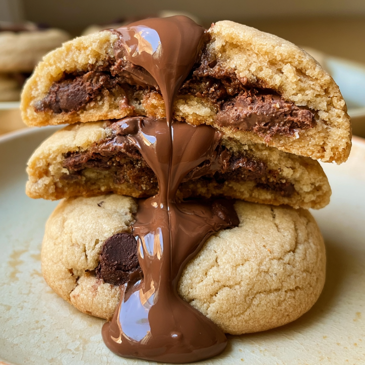 Nutella Stuffed Cookies Gooey: Easy & Delicious