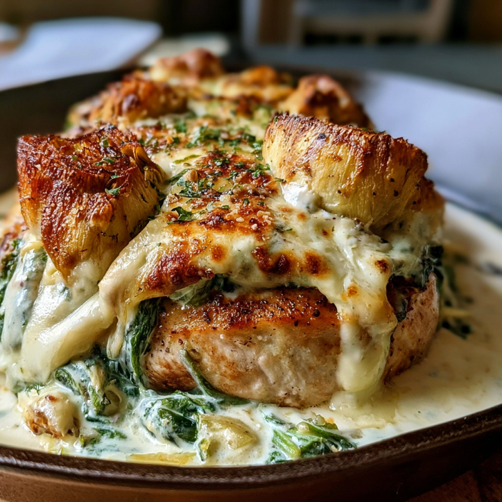 Perfect Creamy Spinach Artichoke Chicken Recipe 1 Perfect Creamy Spinach Artichoke Chicken Recipe