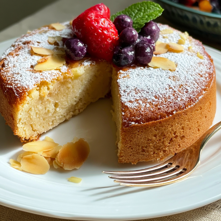 low-carb almond flour cake