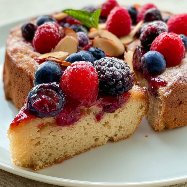 low-carb almond flour cake