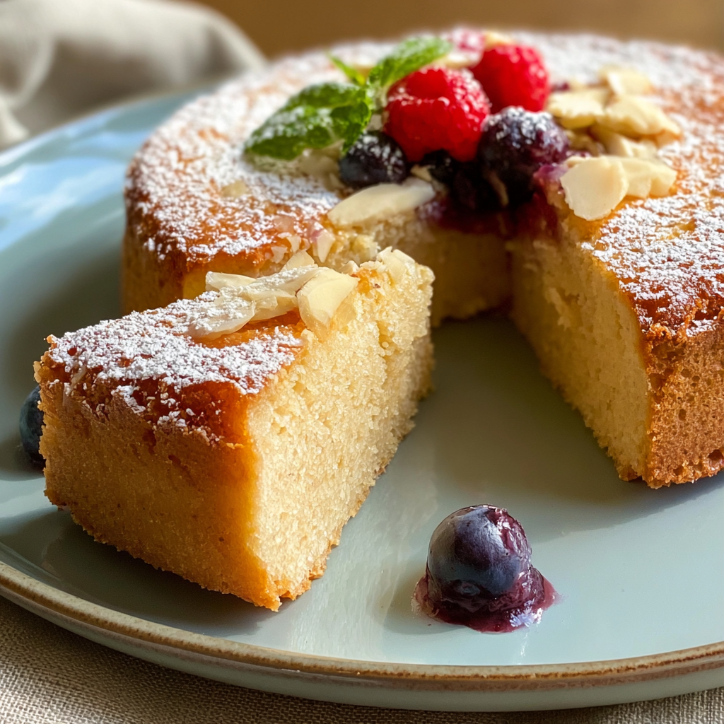 low-carb almond flour cake