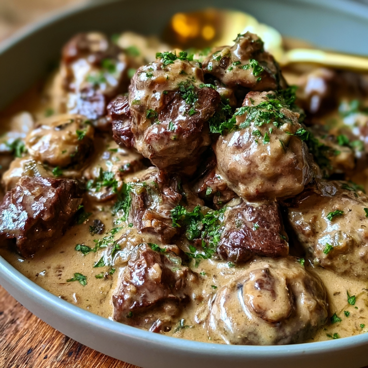 creamy slow cooker beef