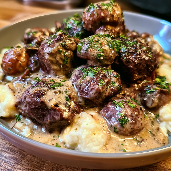 creamy slow cooker beef
