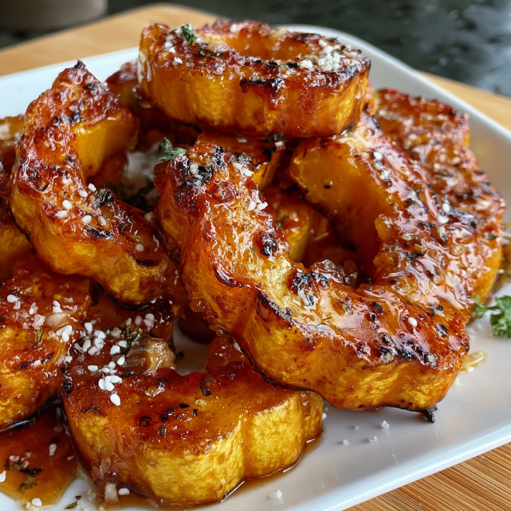 How to Make the Best Delicata Squash Hot Honey 2 delicata squash hot honey