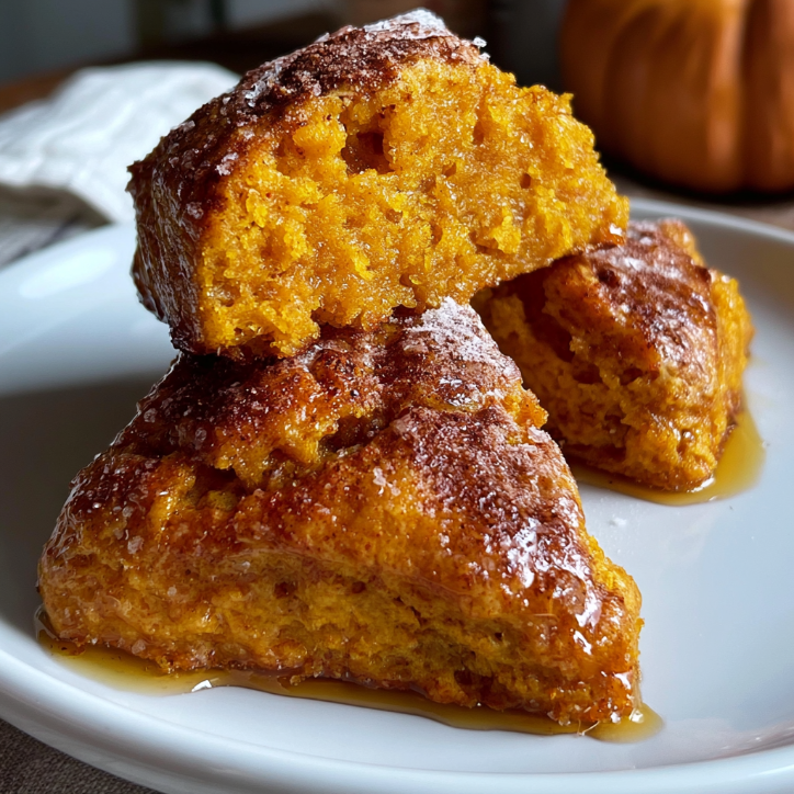 fall pumpkin scones