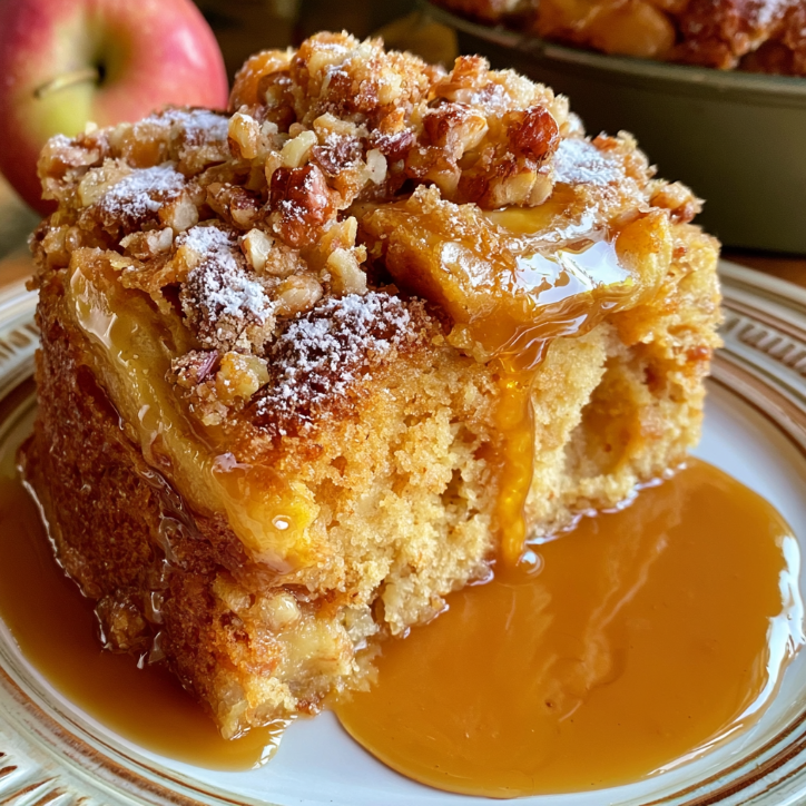 Garlic Butter Moist Old-Fashioned Apple Dapple 2 moist old-fashioned apple dapple