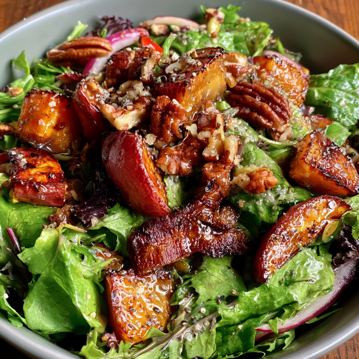 fall harvest salad toasted