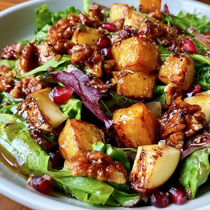 fall harvest salad toasted