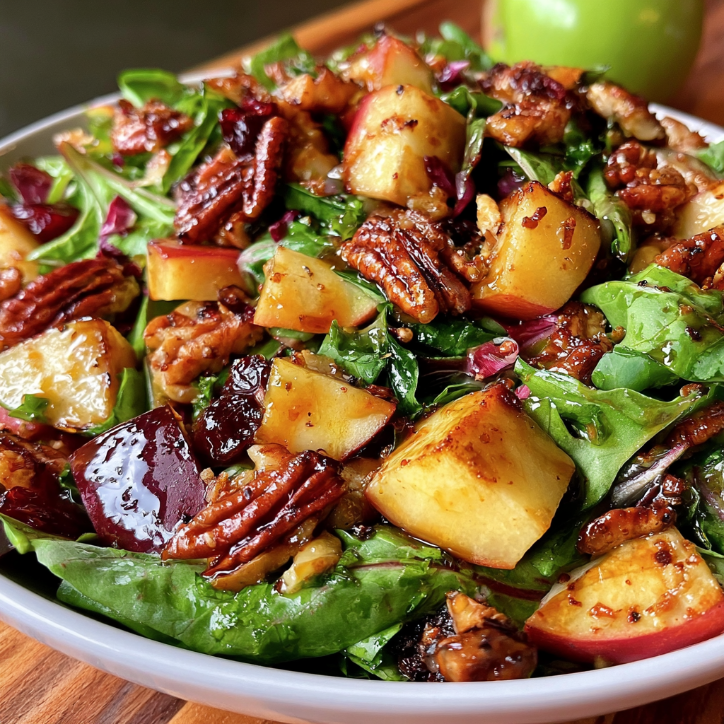 fall harvest salad toasted