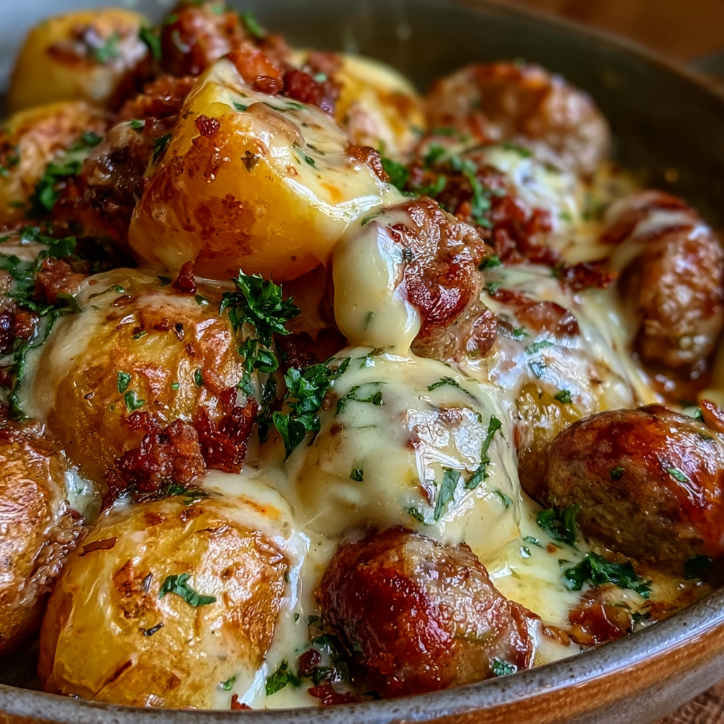fall creamy sausage potato