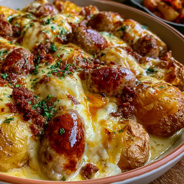 fall creamy sausage potato