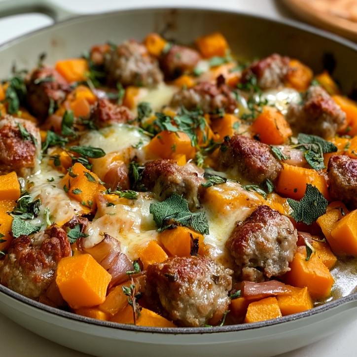 Butternut Squash Sausage Skillet Everyone Loves