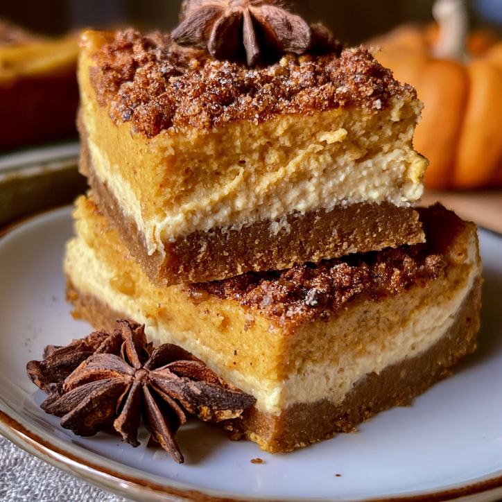 Fall Pumpkin Cheesecake Bars: Easy & Delicious 3 fall pumpkin cheesecake bars
