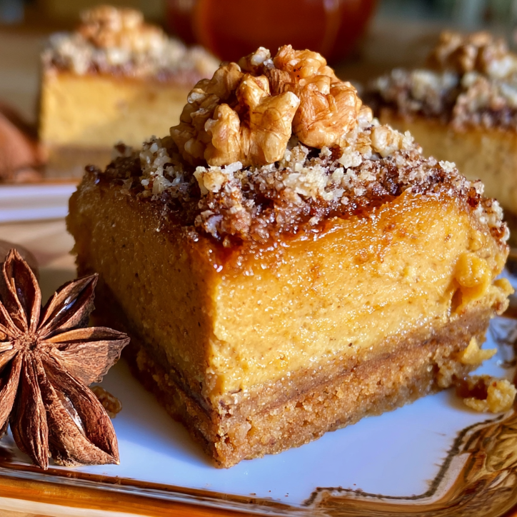 Fall Pumpkin Cheesecake Bars: Easy & Delicious 1 Fall Pumpkin Cheesecake Bars: Easy & Delicious