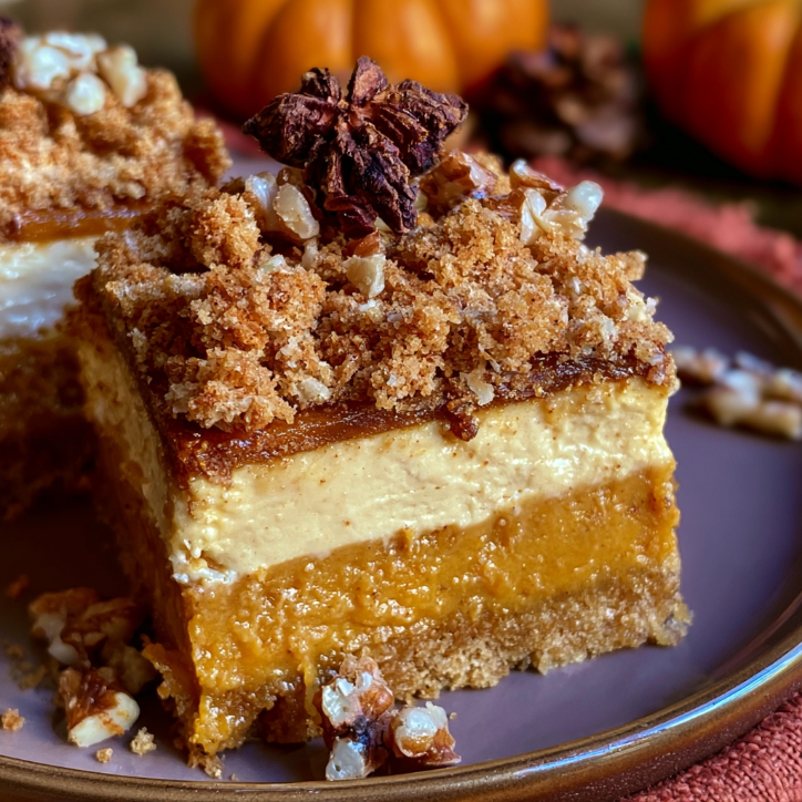 Fall Pumpkin Cheesecake Bars: Easy & Delicious 2 fall pumpkin cheesecake bars
