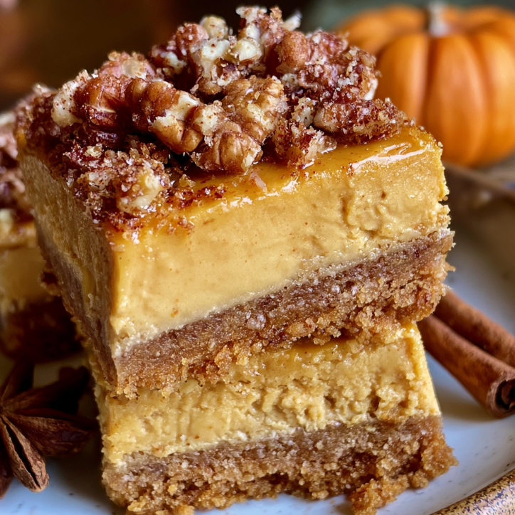 Fall Pumpkin Cheesecake Bars: Easy & Delicious 4 fall pumpkin cheesecake bars
