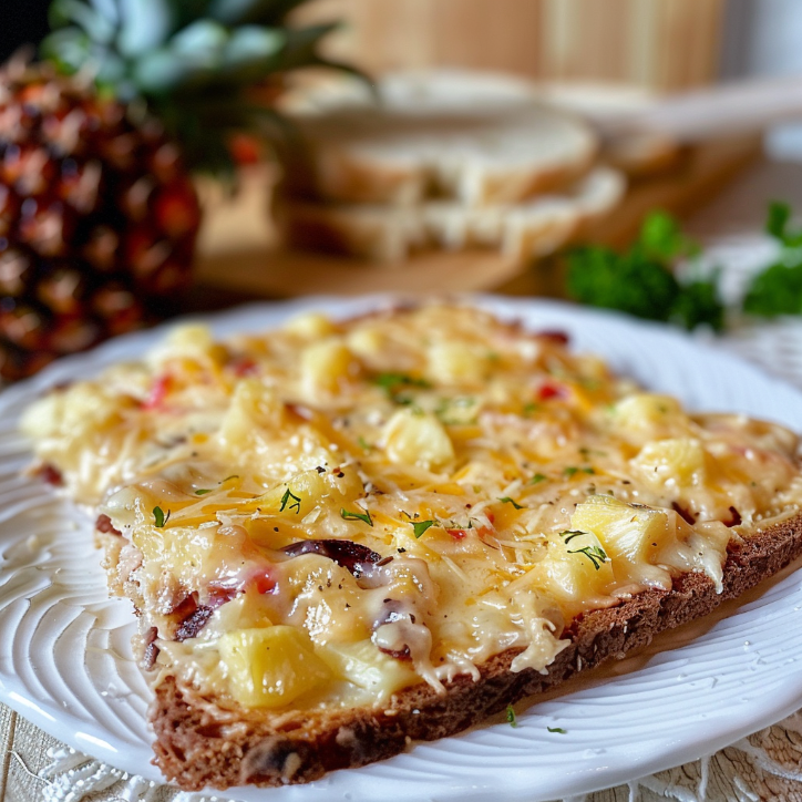 sałatka z serem cheddar i ananasem