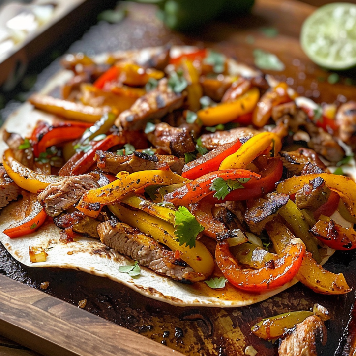 kurczak fajita z jednej blachy