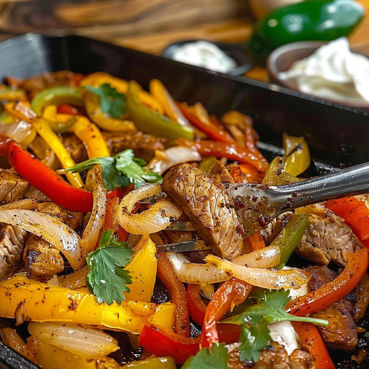 Kurczak fajita z jednej blachy – soczysty obiad w 45 minut