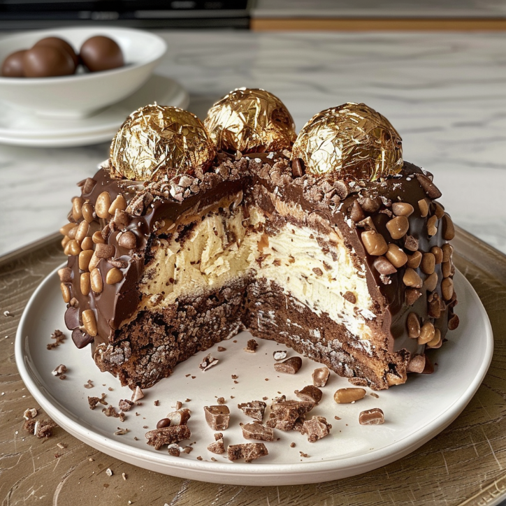 ciasto ferrero rocher bez pieczenia