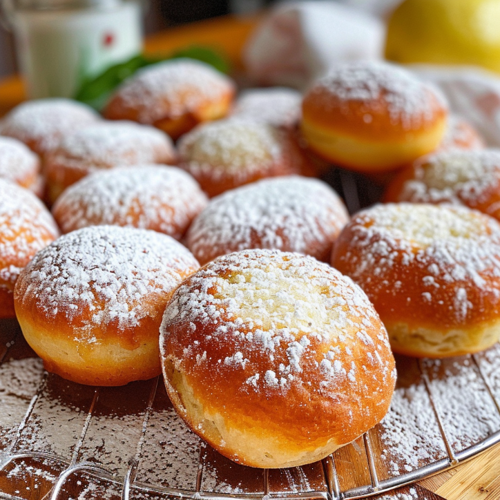mini pączki na kefirze