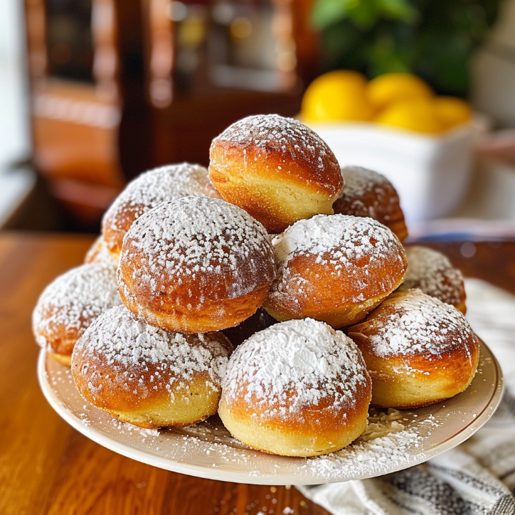 mini pączki na kefirze