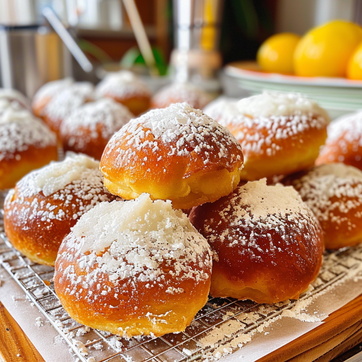 mini pączki na kefirze