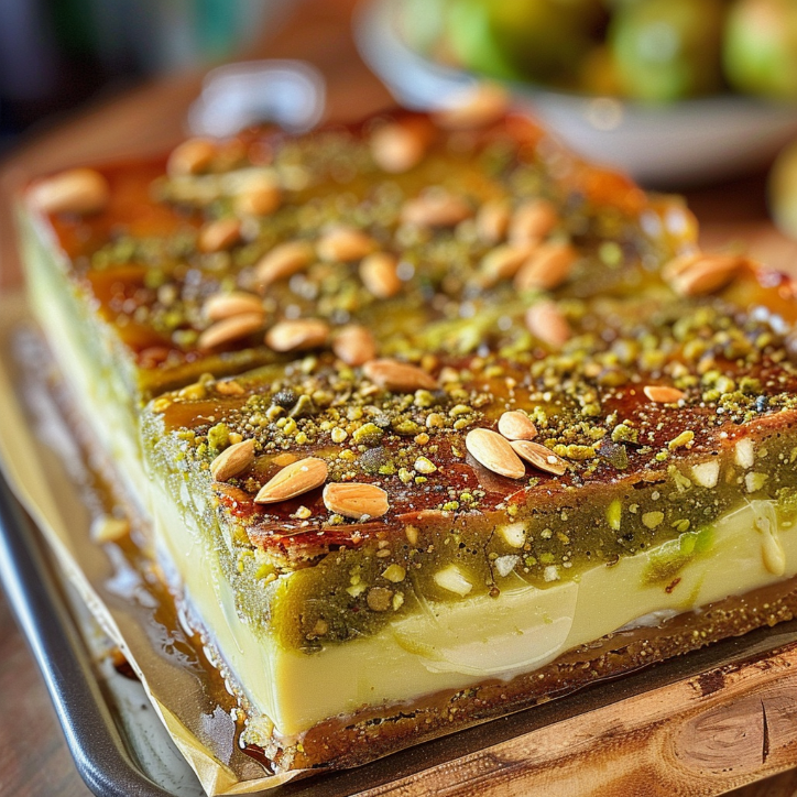 sernik pistacjowy