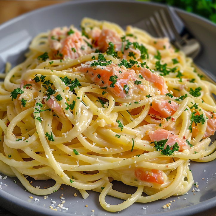 zitronenbutter lachs pasta genuss: Zitronenbutter Lachs Pasta: