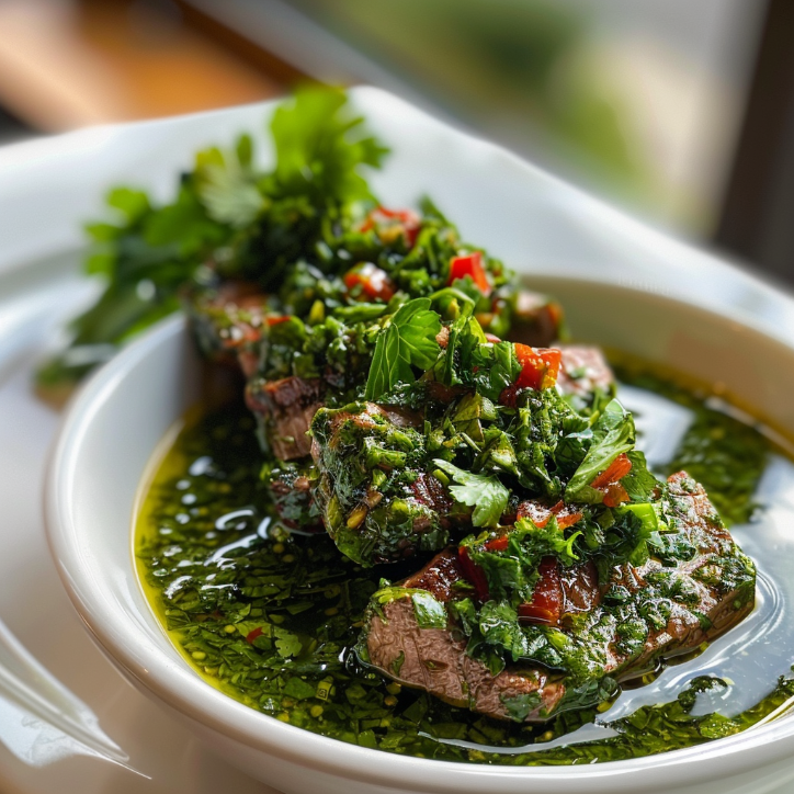 frisches chimichurri der perfekte