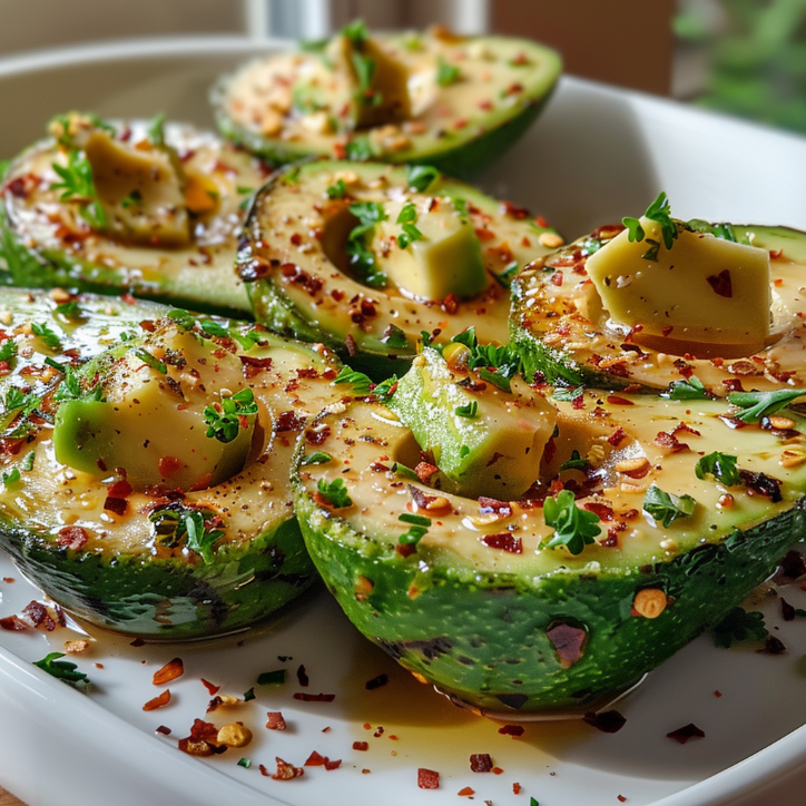 knoblauch garnelen mit avocado: Knoblauch-Garnelen