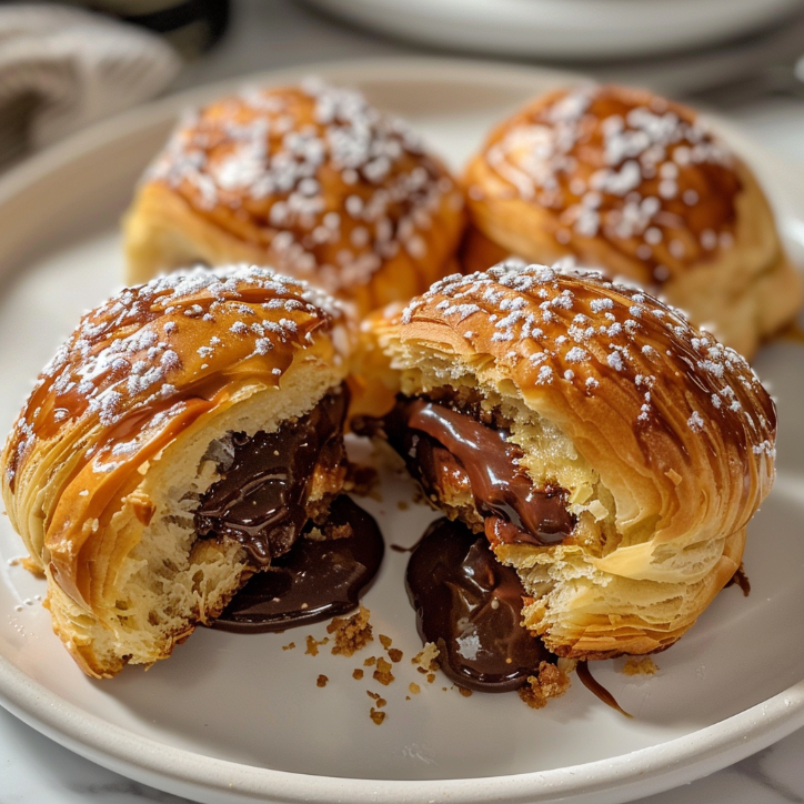 knusprige knoblauchbutter nutella bomben: Knusprige