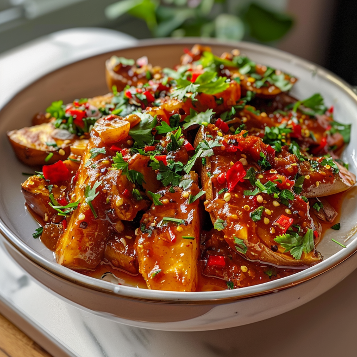honig chili kartoffeln knuspriger