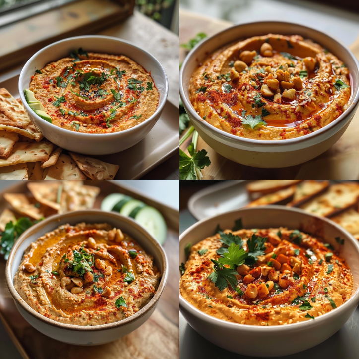 cremiger paprika walnuss dip: Cremiger Paprika-Walnuss-Dip: