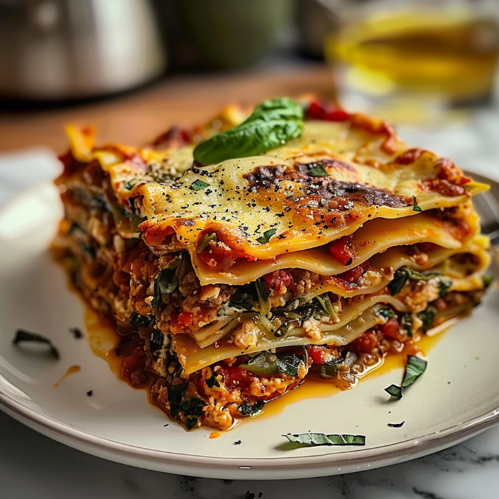 hohe protein gem lasagne
