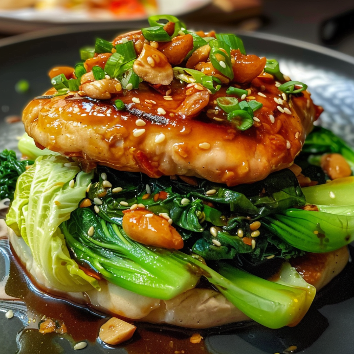 knuspriges hnchen mit pak