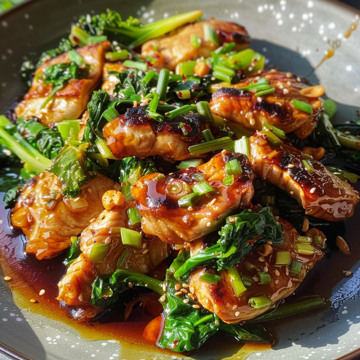 knuspriges hnchen mit pak