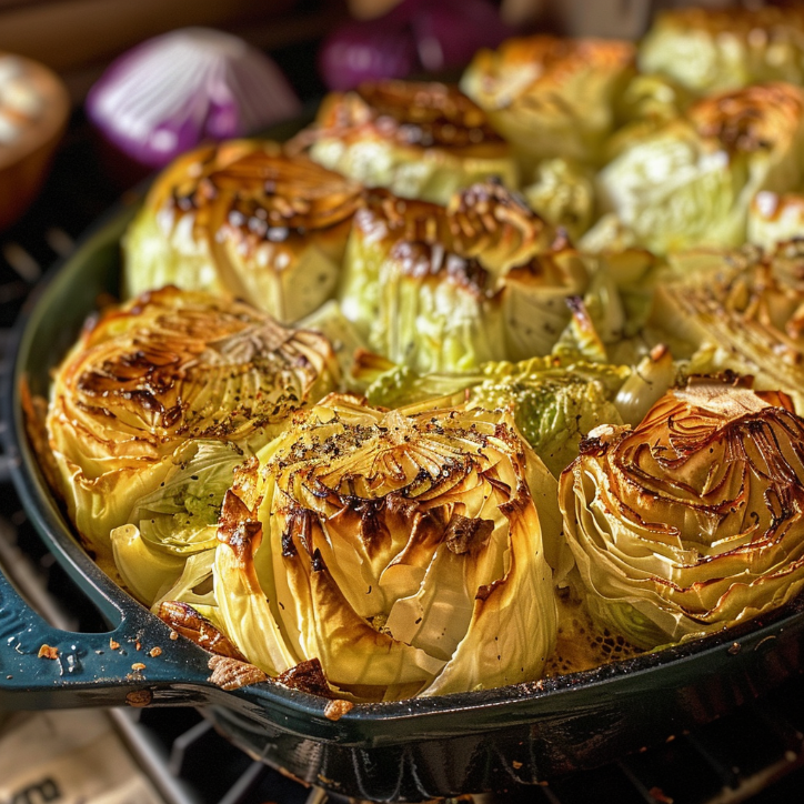 Spitzkohl im Backofen