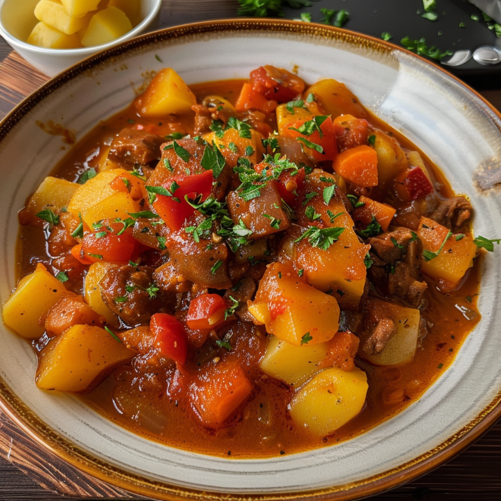 Kartoffelgulasch vegetarisch