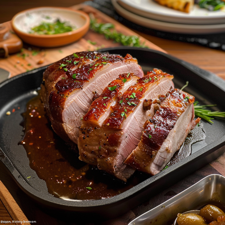 Schweinefilet im Speckmantel aus dem Airfryer