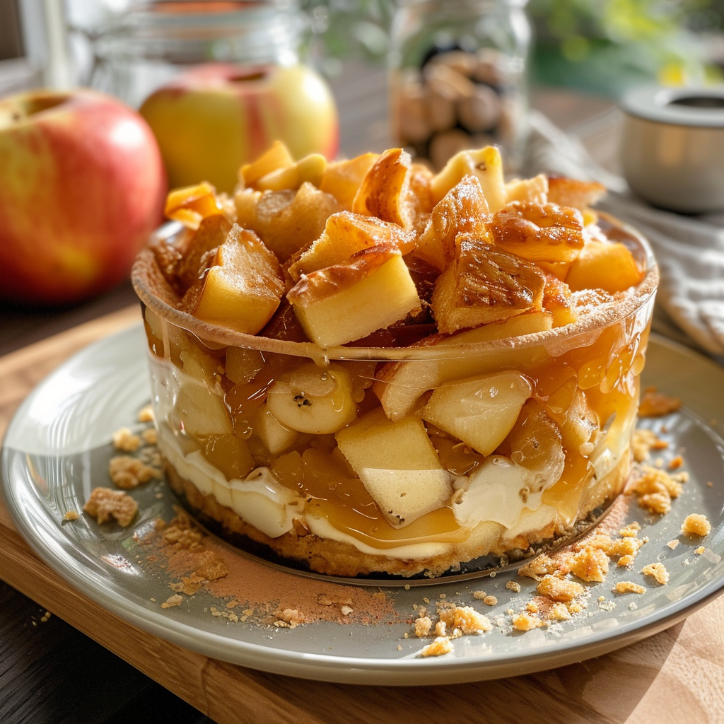 Apfel Dessert schnell: Schnelles Apfel-Dessert: Zimtäpfel &