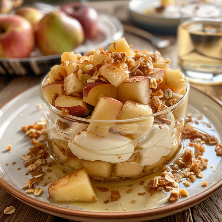 Apfel Dessert schnell
