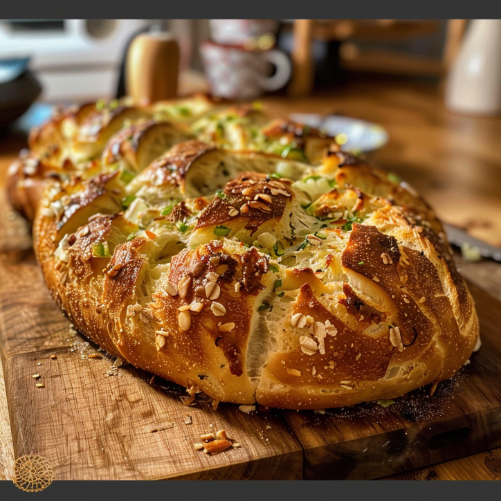 Gefülltes Partybrot