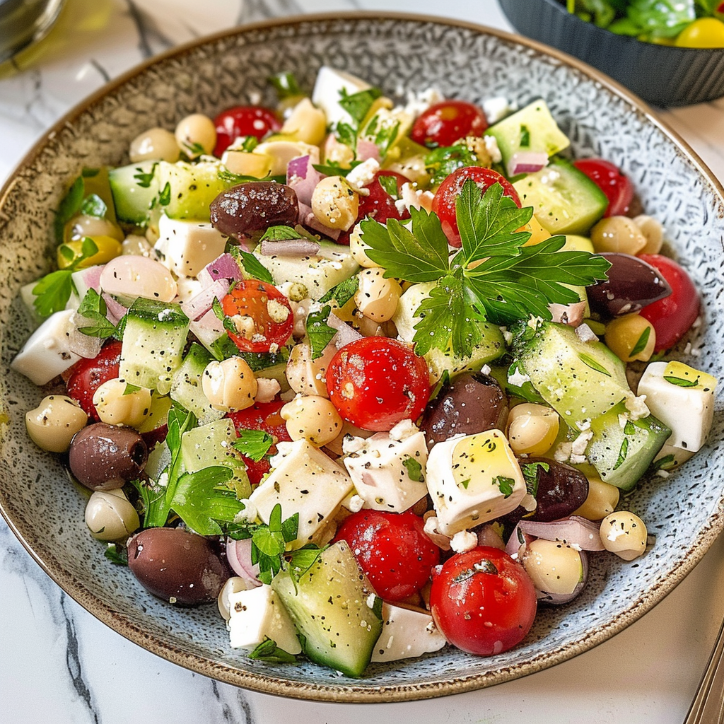 Griechischer Weiße-Bohnen-Salat