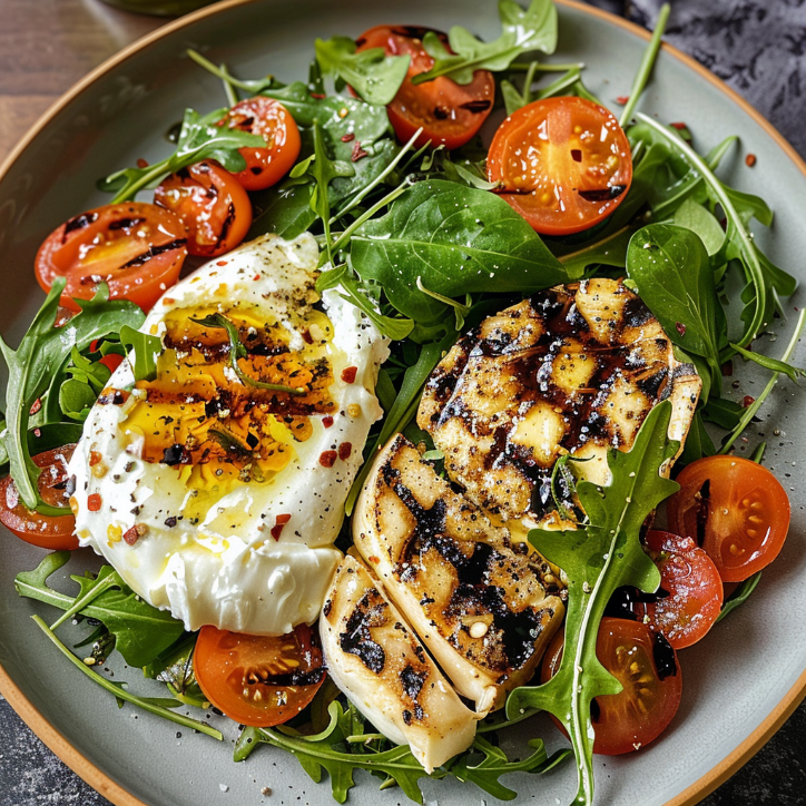 Gegrillte Pfirsiche mit Burrata – sommerlich einfach