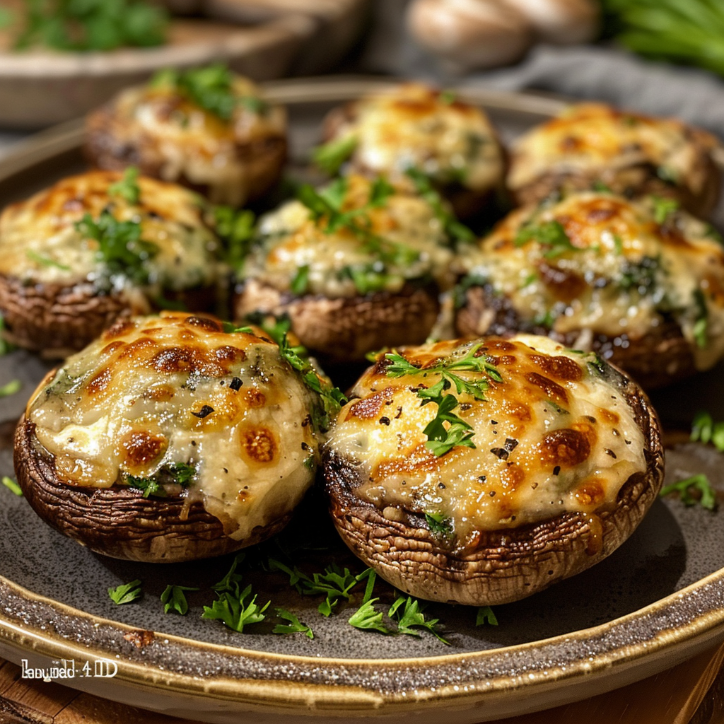 Gefüllte Champignons Airfryer