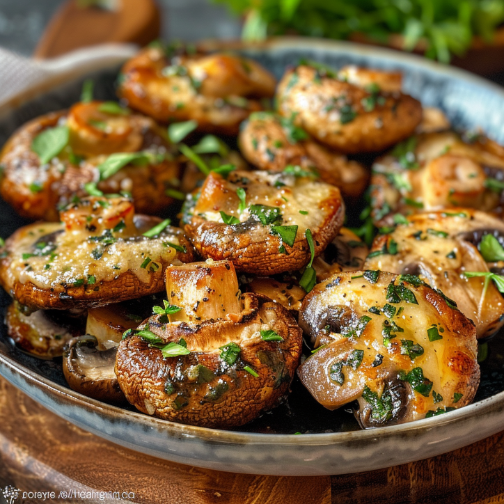 Gefüllte Champignons Airfryer