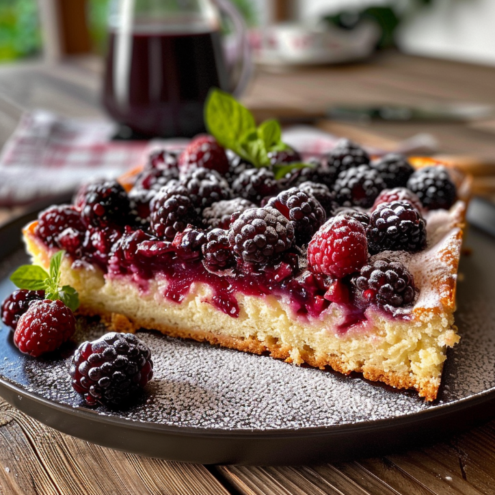 Brombeerkuchen mit Quark: Einfach & saftig
