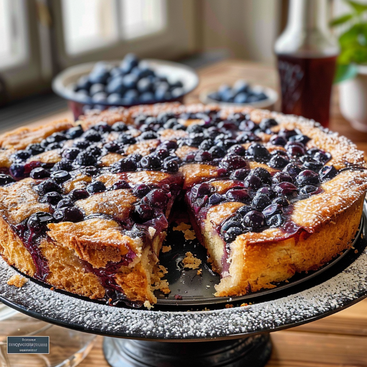 Blaubeerkuchen vom Blech
